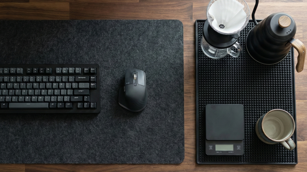 コーヒー専用シリコンマット（OutIn など）